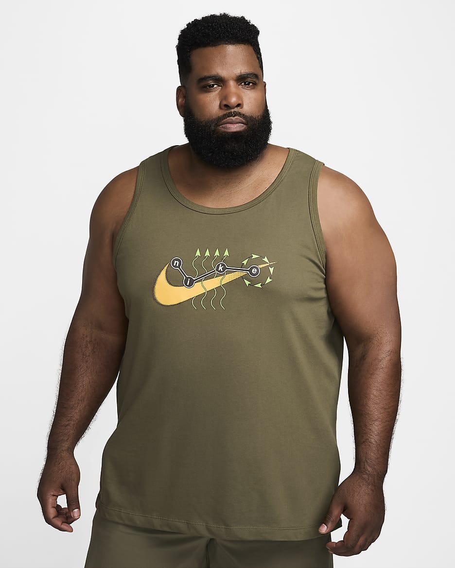 Set of 4 Men's Large Nike Dri-Fit Athletic Workout Tanks on sale - Various Colors